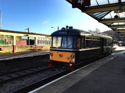 German 4-wheel Diesel railbus, keighley & Worth Valley Railway photo