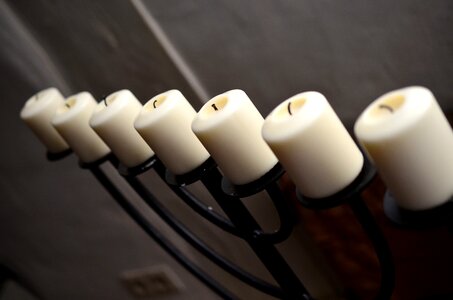 Menorah candlestick candle holders