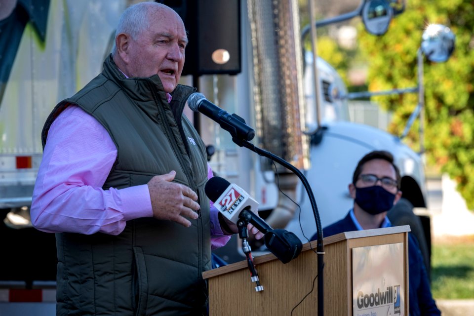 U.S. Secretary of Agriculture Sonny Perdue announces the U.S. Department of Agriculture (USDA) will award $10 million in grants to strengthen Supplemental Nutrition Assistance Program Employment and Training programs (SNAP E&T)