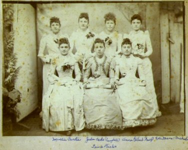 Young Ladies of Crescent City, early 1890's photo