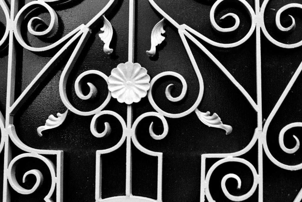 Rotherhithe Tunnel air shaft No. 3 detail of decorative ironwork