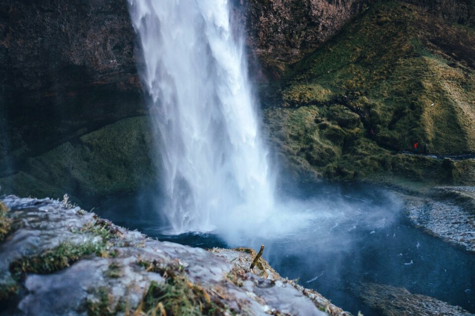 Landscape scenic cascade photo