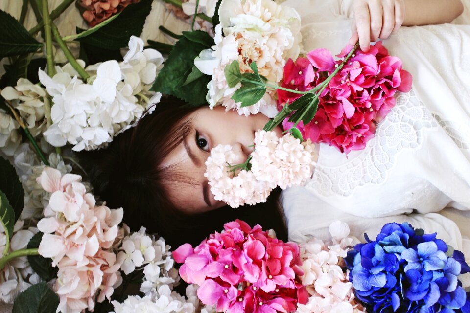 People bouquet red