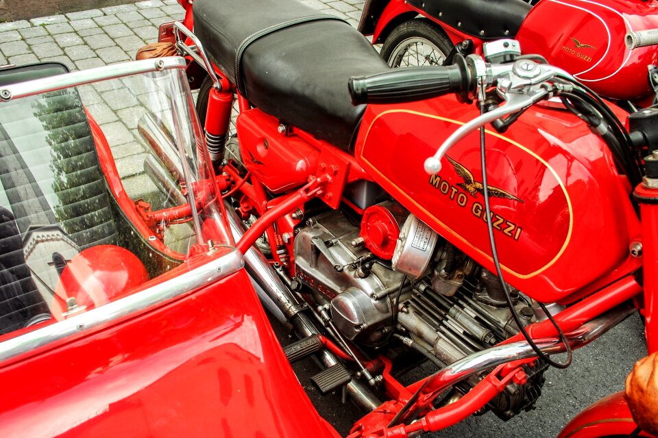 Motoguzzi oldtimer sidecar