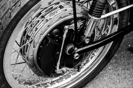 Oldtimer vehicle two wheeled vehicle