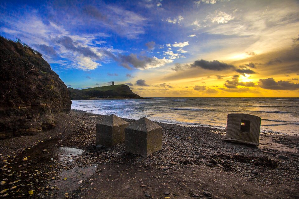 Dorset sunset ocean