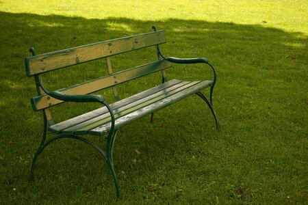Green garden seating furniture