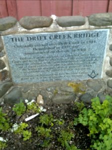 Drift Creek Covered Bridge photo