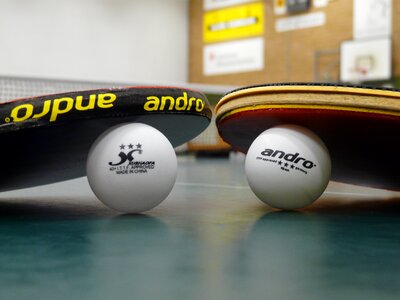 Table tennis bat sport play photo