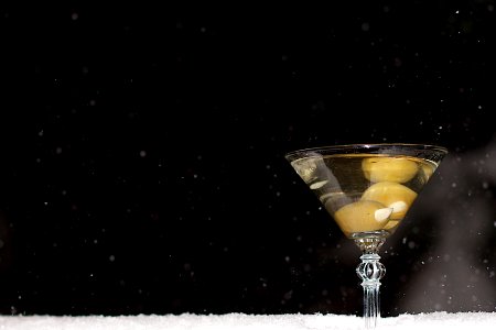 Dash of Snow in the Martini