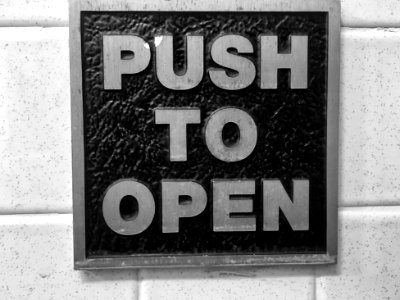 Sometimes Open Needs a Push