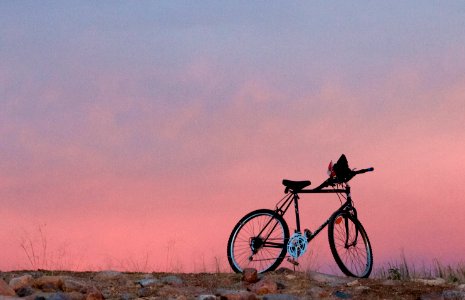 Bike Sunset Glow photo