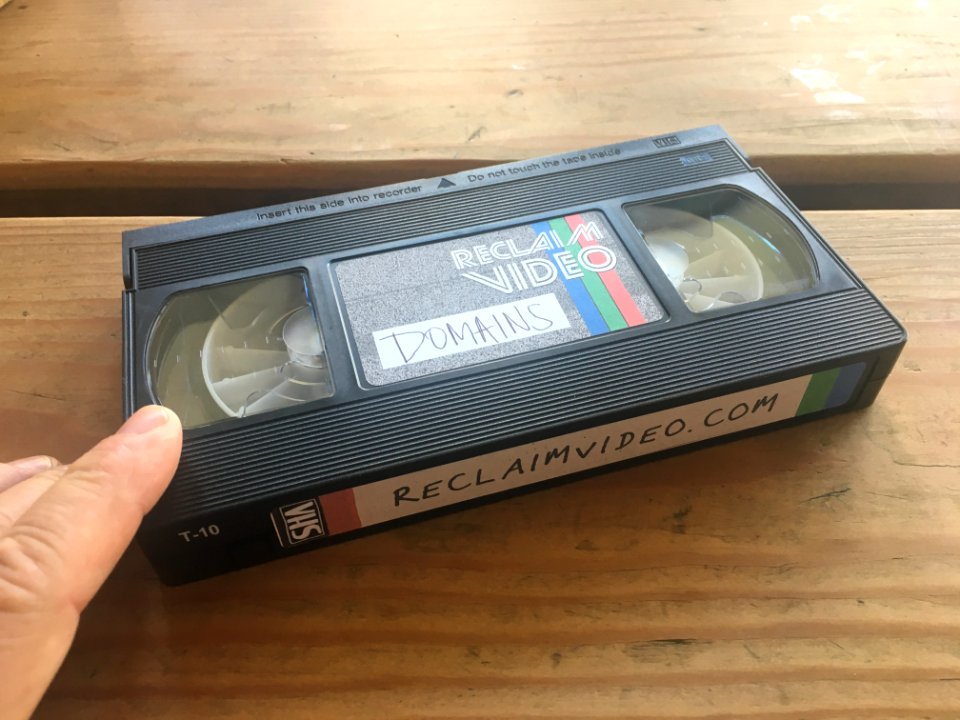 The Reclaim Video Tape