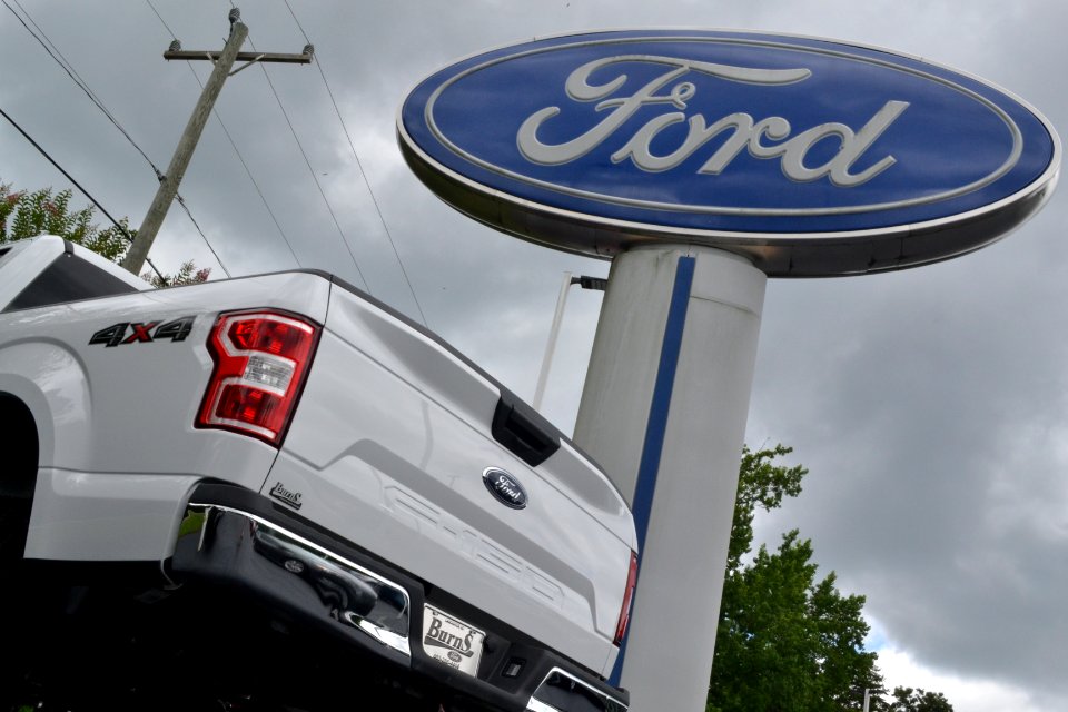 Ford F-150 and Ford Sign