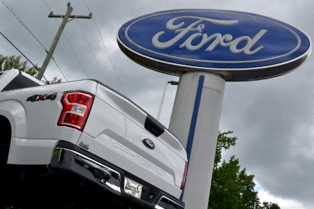 Ford F-150 and Ford Sign