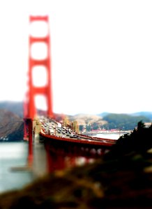 Golden Gate Bridge Tilt Shift