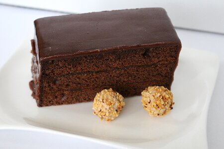 Chocolate cake chocolate calories photo