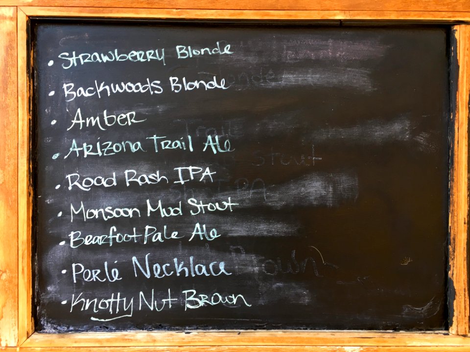 Beers on THAT Blackboard