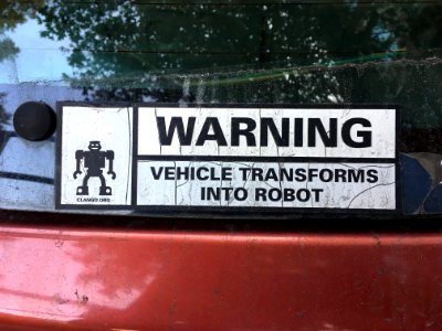 Robot Warning photo