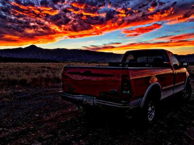 2016/366/304 Red Dog Under a Burning Sky