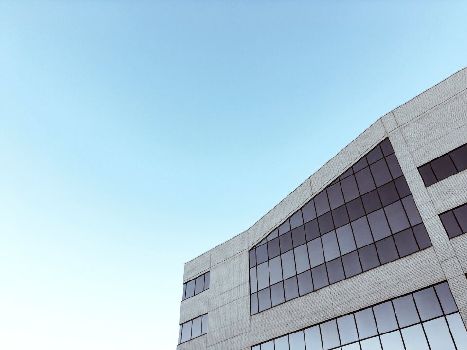 Business glass exterior