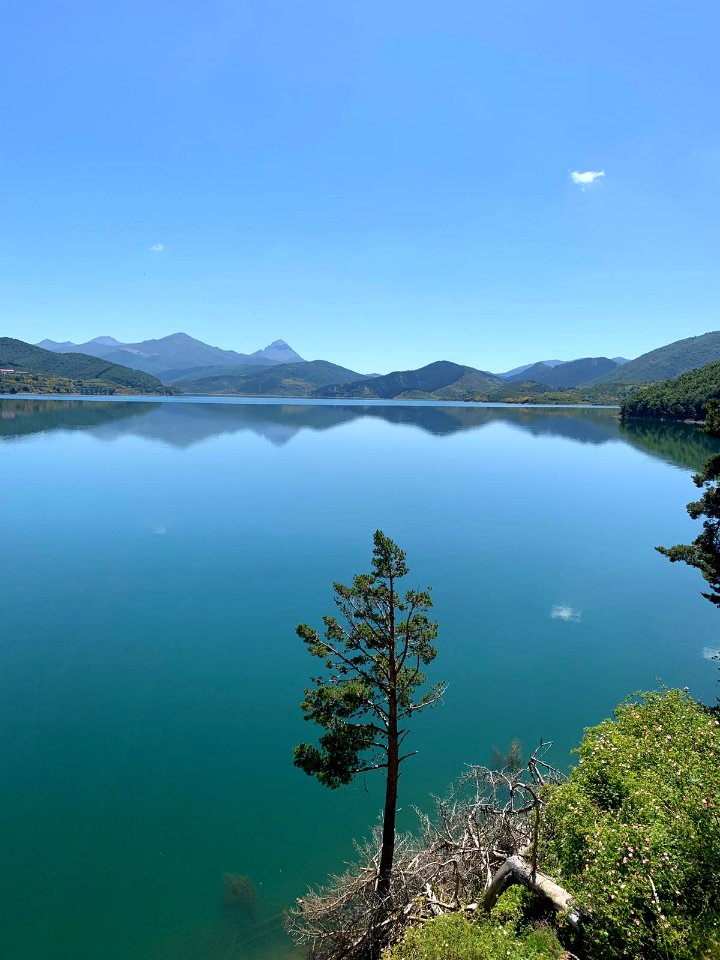 Embalse de Riaño en la provincia de León