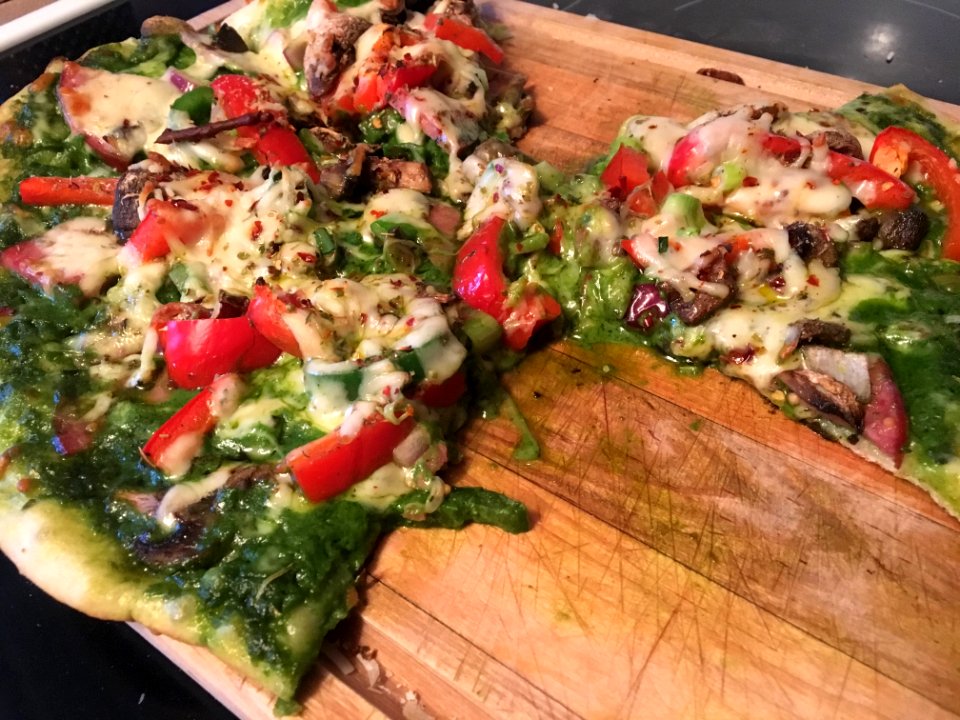 Green Pizza Supreme!