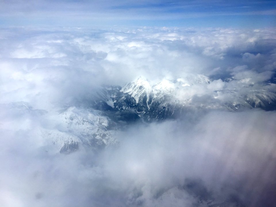 Flying Over the Jagged Peaks
