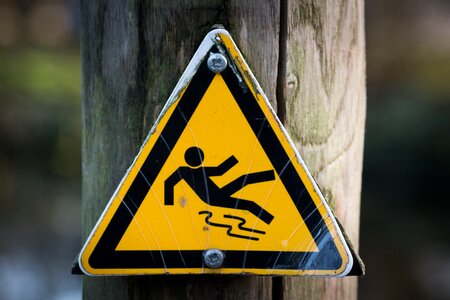 Wet yellow safety