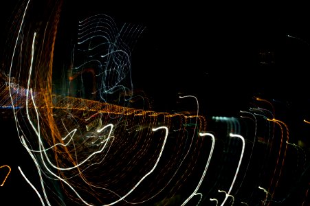 Lightpainting Doha Night Lights (swlirl)