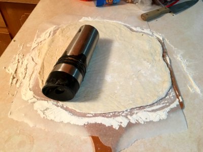 Making Pizza Crust w/o a Rolling Pin photo