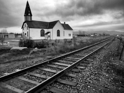 2014/365/40 The Old Church Down By The Railroad Tracks photo