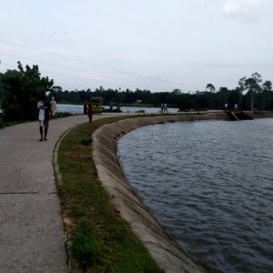 Bangalpara to Austagram road.  Photo taken from Bangalpara highway, of Kishoreganj district. (Captured by Misbah).
