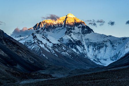Sunset over Mt.Everest photo