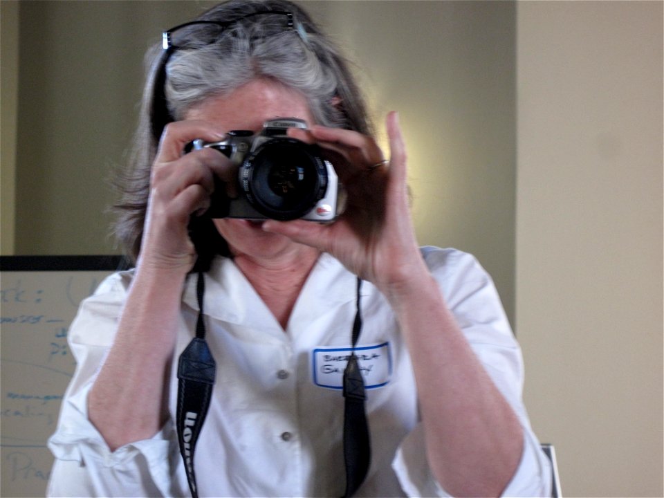 Barbara Hides Behind the Camera