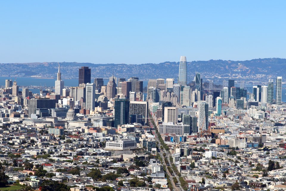 View of San Francisco from Twin Peaks photo