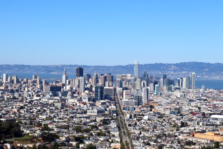 View of San Francisco from Twin Peaks