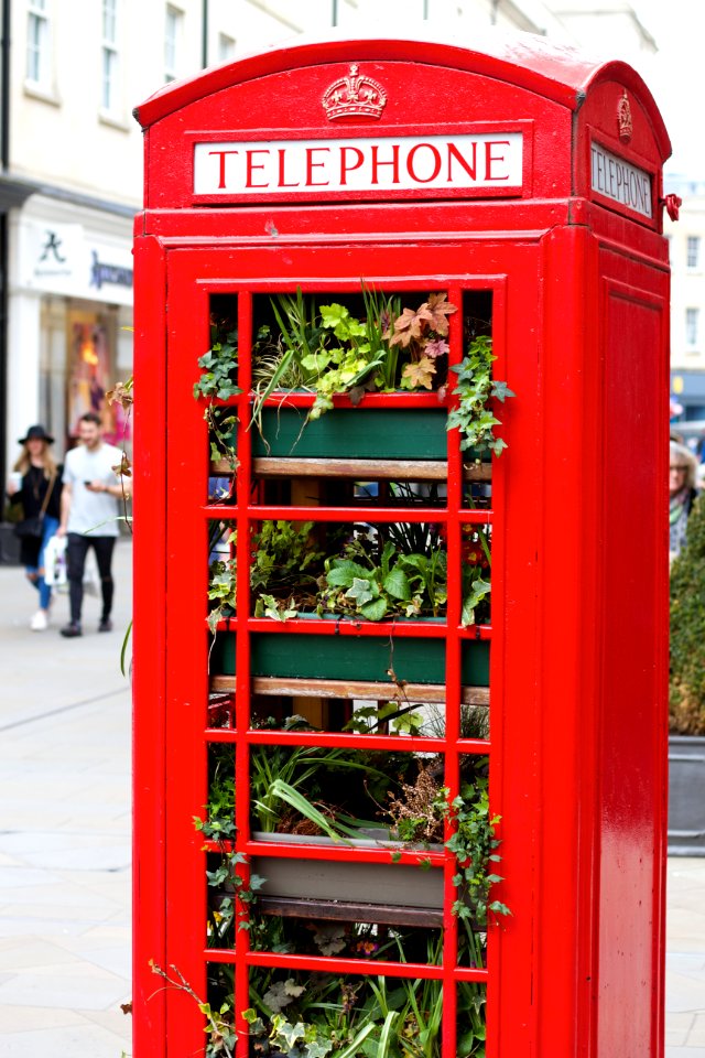Phone Booth Green House