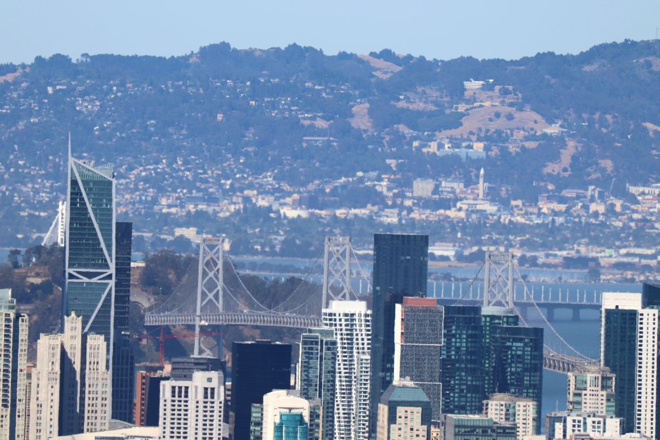 Bay Bridge from Twin Peaks