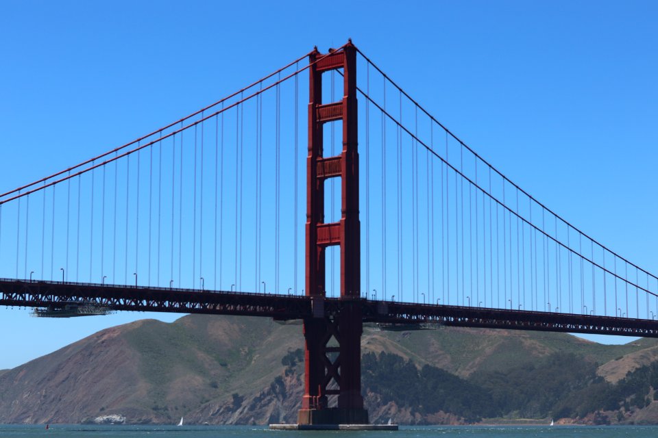 Golden Gate Bridge from Crissy Field Beach