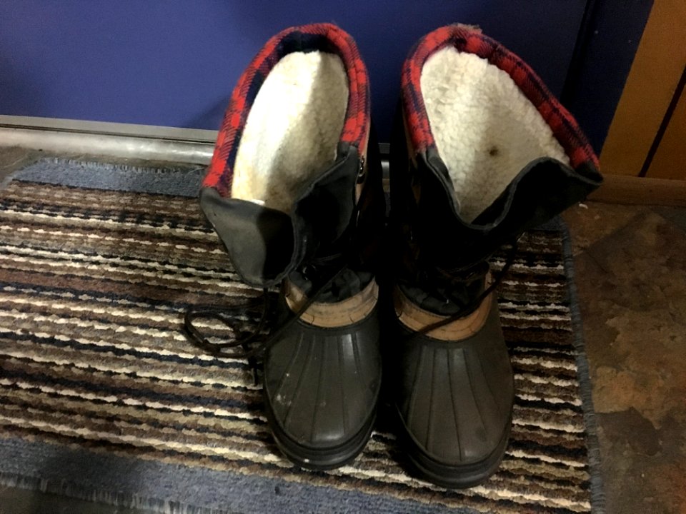 The Snow Boots Come Out