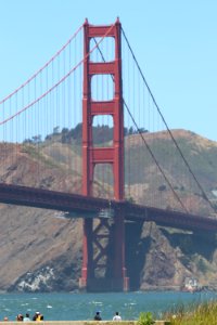 Golden Gate Bridge from Crissy Field Beach