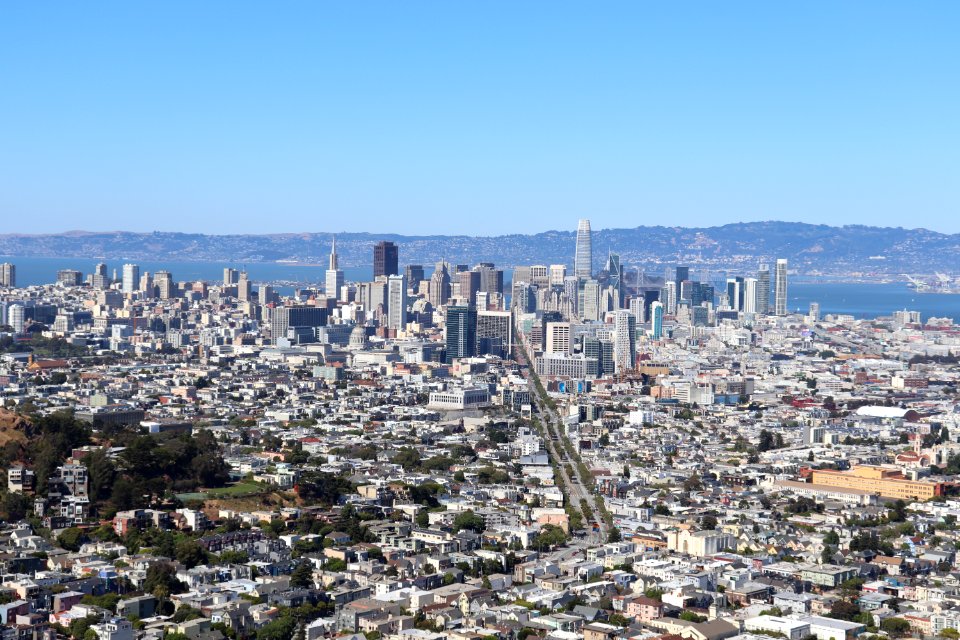View of San Francisco from Twin Peaks