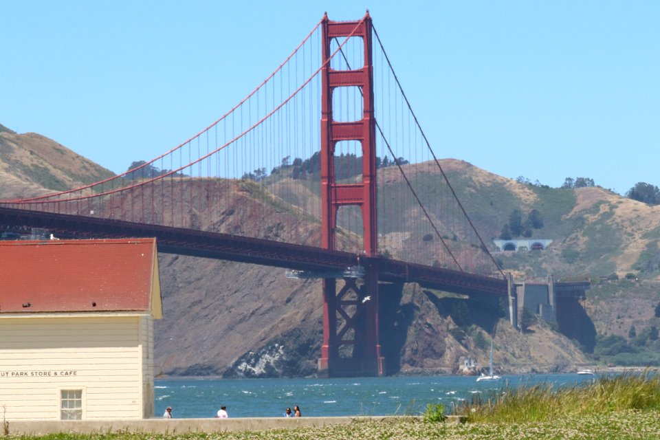 Golden Gate Bridge from Crissy Field Beach