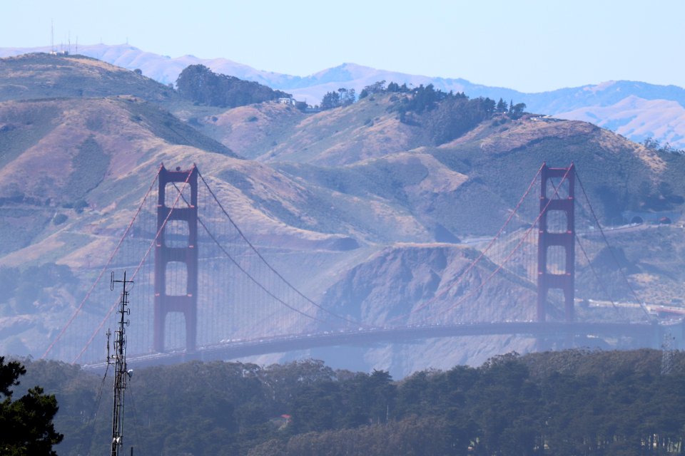 Golden Gate Bridge from Twin Peaks