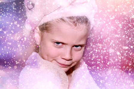 View towels snowflakes