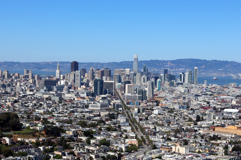 View of San Francisco from Twin Peaks