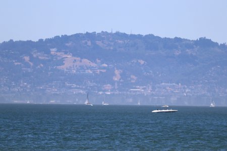 The Campanile from the Golden Gate Bridge's beach photo