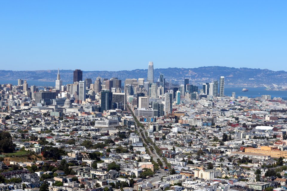 View of San Francisco from Twin Peaks
