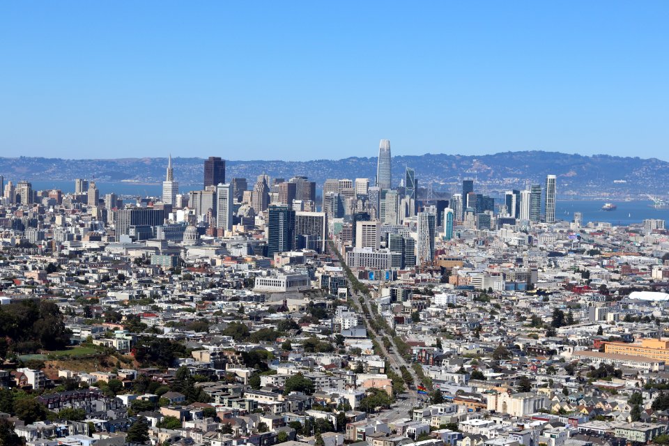View of San Francisco from Twin Peaks